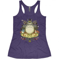 Ladies Slim Fit Super Soft Racerback Triblend Tank
