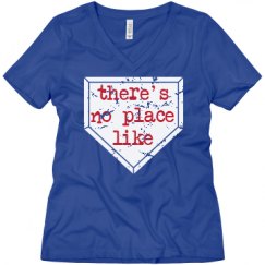 Ladies Relaxed Fit V-Neck Tee