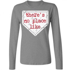 Ladies Relaxed Fit Basic Long Sleeve Tee