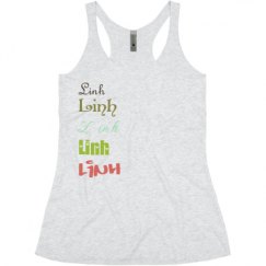 Ladies Slim Fit Super Soft Racerback Triblend Tank