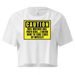 Ladies Festival Cali Crop Top Tee