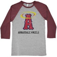 Annandale Angels Distressed Baseball Shirt