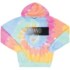 Unisex Tie-Dye Fleece Hoodie