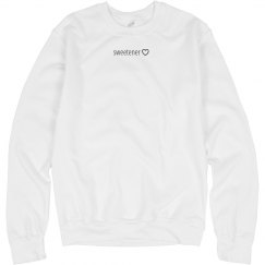 Ariana inspired sweetener ♡ white crewneck