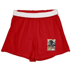 Slim Fit Cheer Shorts