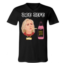 Unisex V-Neck Jersey Tee