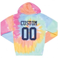 Unisex Tie-Dye Fleece Hoodie