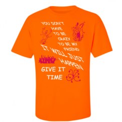 Unisex Ultra Cotton Safety Neon Crewneck Tee