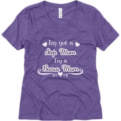 Ladies Relaxed Fit Super Soft Triblend V-Neck Tee
