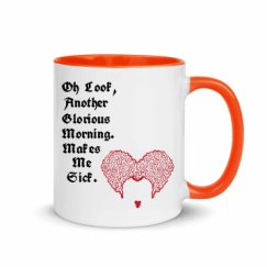 11oz Ceramic Mug with Color Inside