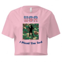 Ladies Festival Cali Crop Top Tee