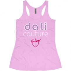 Ladies Slim Fit Super Soft Racerback Triblend Tank