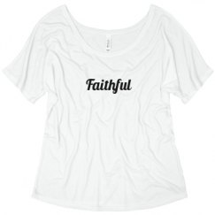 Ladies Flowy Slouchy Tee