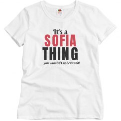 It's a Sofia thing