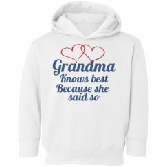 Toddler Hooded Sweatshirt