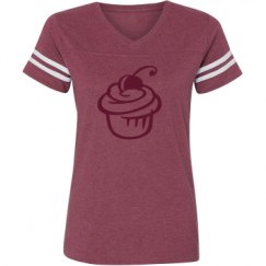 Ladies Relaxed Fit Vintage Sports Tee