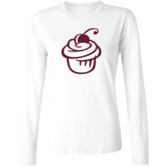 Ladies Relaxed Fit Basic Long Sleeve Tee