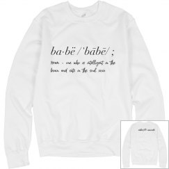 babë defined crewneck