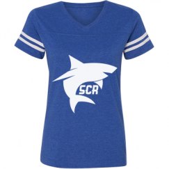 Ladies Relaxed Fit Vintage Sports Tee