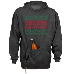 Cherry Mristmas! Ugly Drinking Hooded Sweatshirt