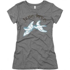 Ladies Slim Fit Super Soft Triblend Tee