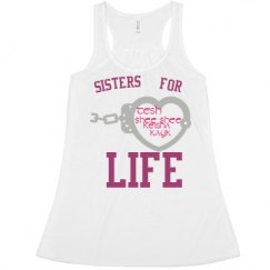 Ladies Flowy Racerback Tank