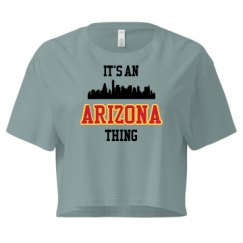 Ladies Festival Cali Crop Top Tee