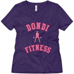 Ladies Relaxed Fit V-Neck Tee