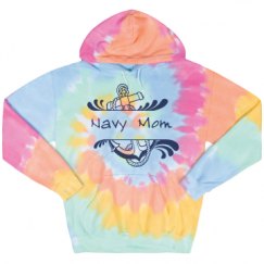 Unisex Tie-Dye Fleece Hoodie