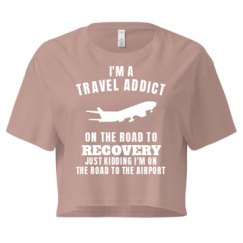 Ladies Festival Cali Crop Top Tee