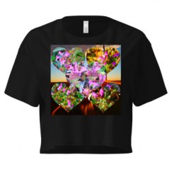 Ladies Festival Cali Crop Top Tee