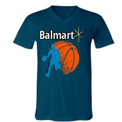 Unisex V-Neck Jersey Tee