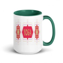 15oz Ceramic Mug with Color Inside