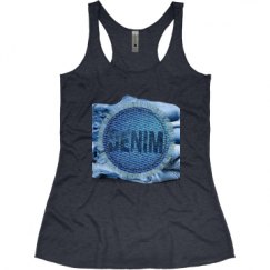 Ladies Slim Fit Super Soft Racerback Triblend Tank