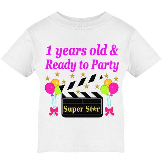 1ST BIRTHDAY SUPER STAR DESIGN