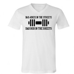 Unisex V-Neck Jersey Tee