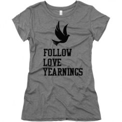 Ladies Slim Fit Super Soft Triblend Tee