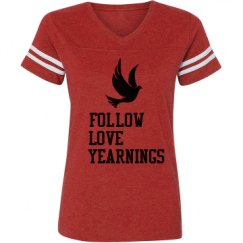 Ladies Relaxed Fit Vintage Sports Tee