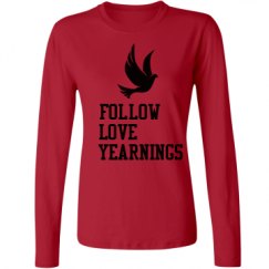 Ladies Relaxed Fit Basic Long Sleeve Tee