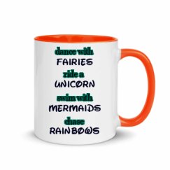 11oz Ceramic Mug with Color Inside