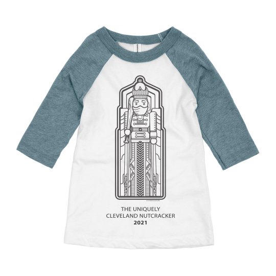 2021 Uniquely Cleveland Nutcracker Youth 3/4 Tee 2021 Uniquely Cleveland Nutcracker Youth 3/4 Tee