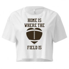 Ladies Festival Cali Crop Top Tee