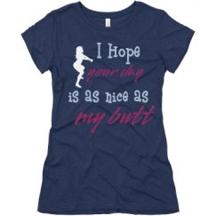 Ladies Slim Fit Super Soft Triblend Tee