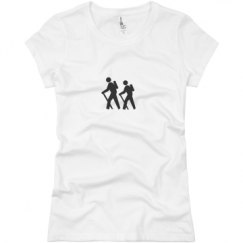 Ladies Slim Fit Basic Promo Jersey Tee