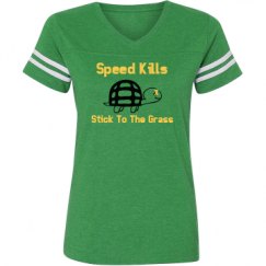 Ladies Relaxed Fit Vintage Sports Tee