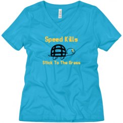 Ladies Relaxed Fit V-Neck Tee