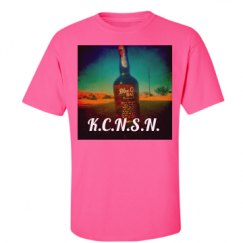 Unisex Ultra Cotton Safety Neon Crewneck Tee