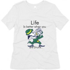 Ladies Relaxed Fit Super Soft Triblend Tee