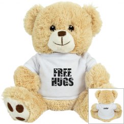 EBIP FREE HUGS CHOCOLATE TEDDY BEAR
