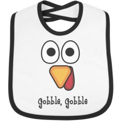 Infant Contrast Trim Bib